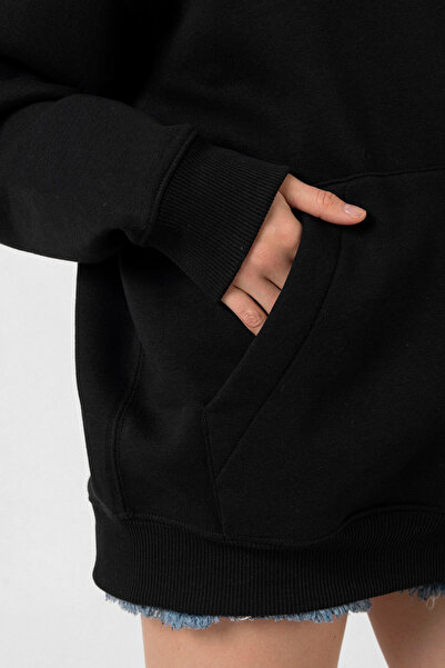 Tshirthane Mr Beast Half Face Black Women's 3ip Hoodie