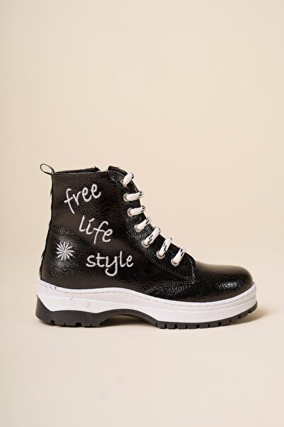 Genel Markalar Termo Taban Siyah Rugan Çocuk Bot