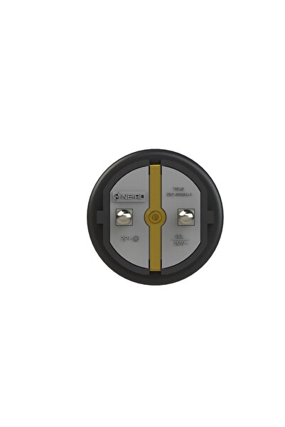 NE-AD Black Grounded Straight Plug (/1010-S)