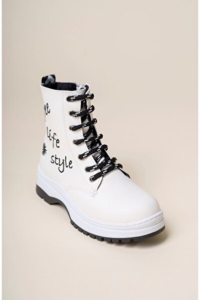 NESKA Termo Taban Beyaz Çocuk Bot