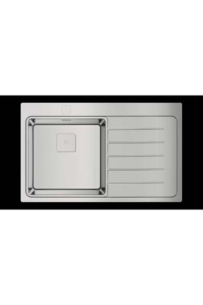 Teka Zenit 86 Paslanmaz Çelik Tek Gözlü Sağ Damlalıklı Eviye (.115100003)