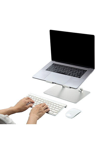 HEJARON Πτυσσόμενη βάση για φορητό υπολογιστή από αλουμίνιο LOBO με αντιολισθητική βάση Επαγγελματικής ποιότητας Universal