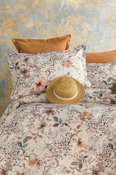 İssimo Home Florantin 210 Tc (83 Thread) Digital Cotton Satin Duvet Cover Set Single