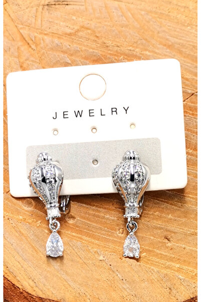 Monalisa Home أقراط بتصميم فاخر من الفولاذ الذهبي