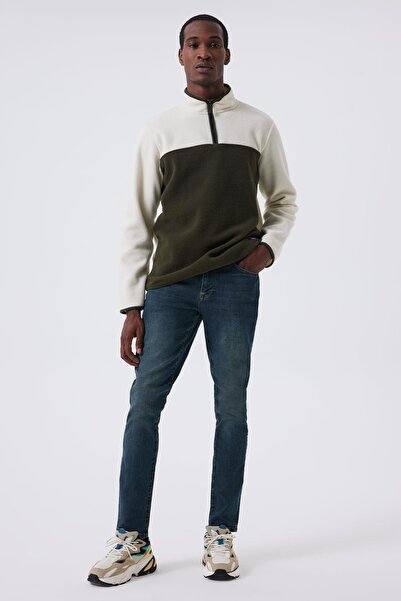 Lee Cooper Jack Erkek Jean Pantolon Lısa Aqua Stone