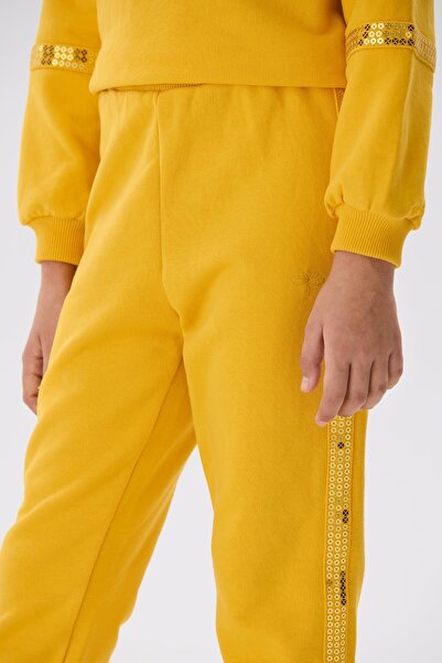 Tyess Bg Store Girl's Mustard Sweatpants