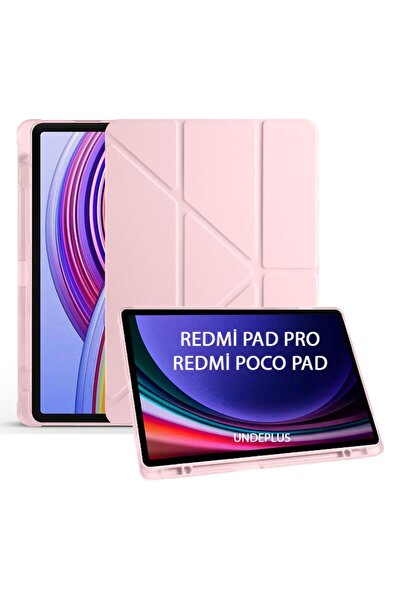 UnDePlus Xiaomi Redmi Pad 2 Pro / Pad Pro / Poco Pad 12.1inç Kılıf Kalem Bölm...