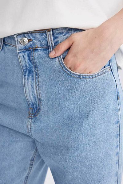 DeFacto Ψηλόμεσο 90s Wide Leg - Cut Long Jeans C7317ax24au
