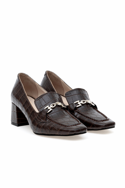 U.S. Polo Assn. Women's Brown Heeled Shoes 50295275-Vr029