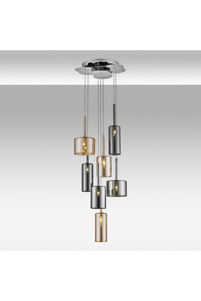 LADCO AYDINLATMA A-472-7-MIX YEDİLİ KARIŞIK AVİZE
