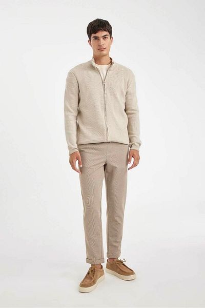 DeFacto Men's Stone Color Cardigan - C8158Ax/Bg187