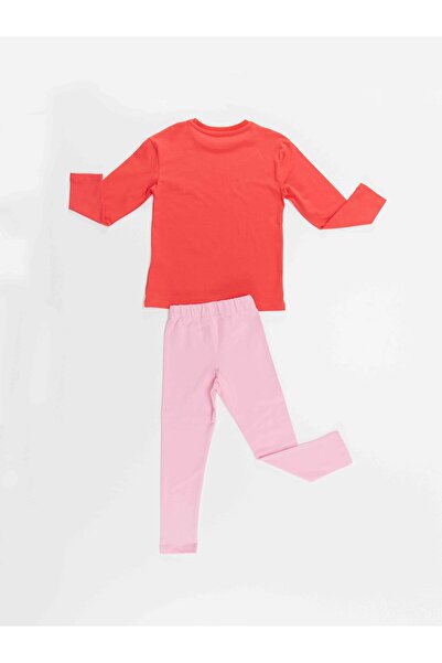 Denokids Unicorn Gücü Kız Çocuk Tunik Tayt Takım