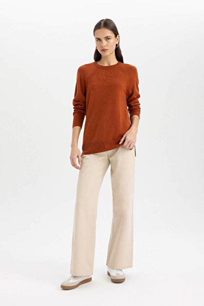 DeFacto Cream Women's Sweater - I6913Az/Og69 Model