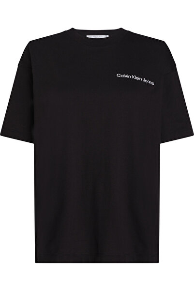 Calvin Klein EMBROIDERED SLOGAN BOYFRIEND TEE
