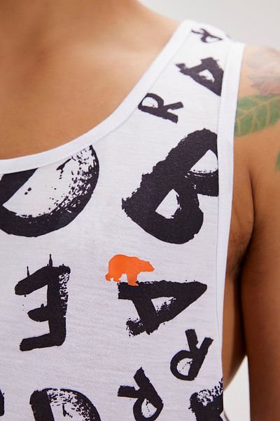 Bad Bear Bling white men's singlet