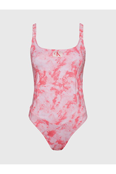 Calvin Klein Kadın One Piece Print Mayo
