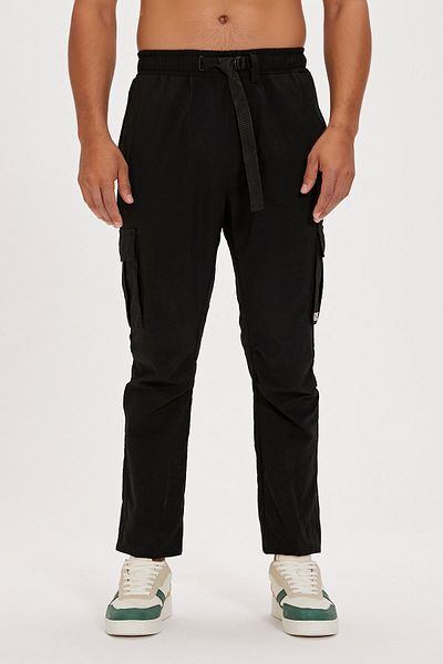 Bad Bear Guido black Cargo Pocket piece men's trousers