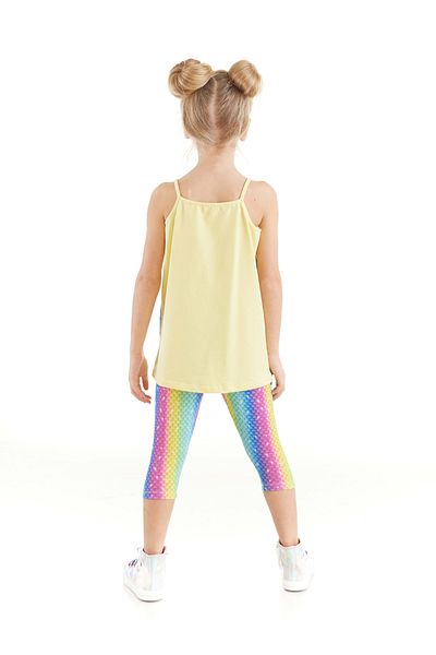 Denokids Set colanți cu tunică pentru fete Deniz Cat