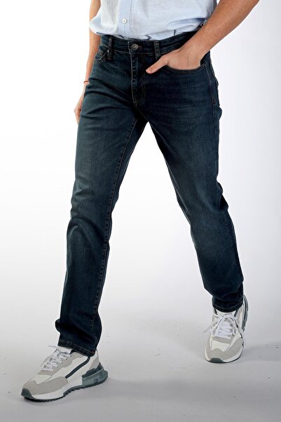 Lee Cooper Ανδρικό τζιν παντελόνι Jagger Normal μέσης με ίσιο πόδι μπλε