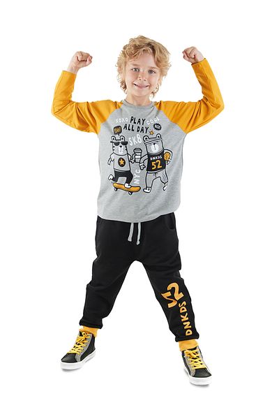 Denokids Play Allday Set aus T-Shirt und Jogginghose für Jungen