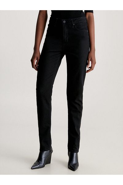 Calvin Klein Pantaloni subțiri de damă cu talie medie
