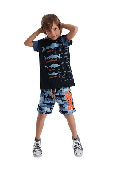 MSHB&G Shark Boy T-Shirt-Shorts-Set