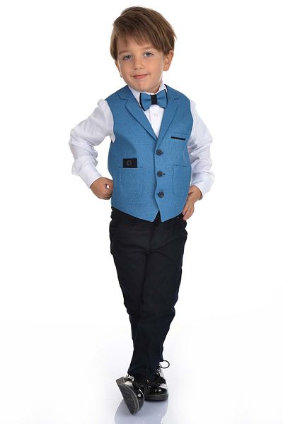 Mnk Sports Vest Boy's Suit Indigo