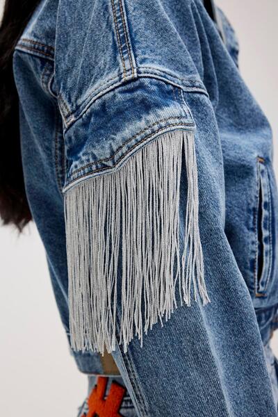 Bad Bear Scarlett Denim Blue Women's Jacket