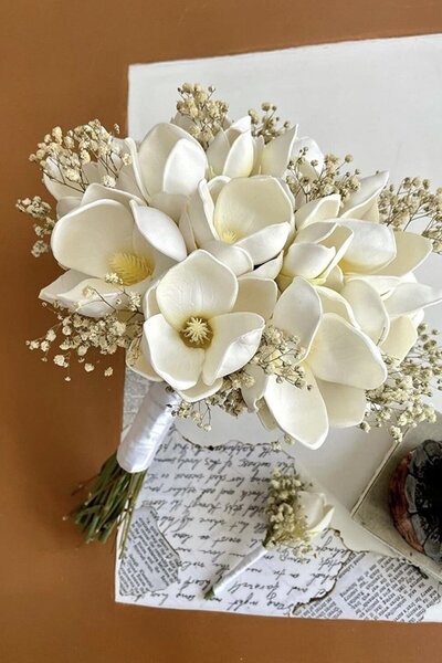 Limelia Manolya Çiçekli Nikah Söz Gelin Buketi