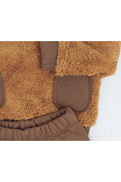 rg kidsstore Unisex Baby Plush Sweatshirt and Sweatpants Set