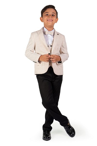 Mnk Aysuda Suit with Jacket and Vest BEIGE