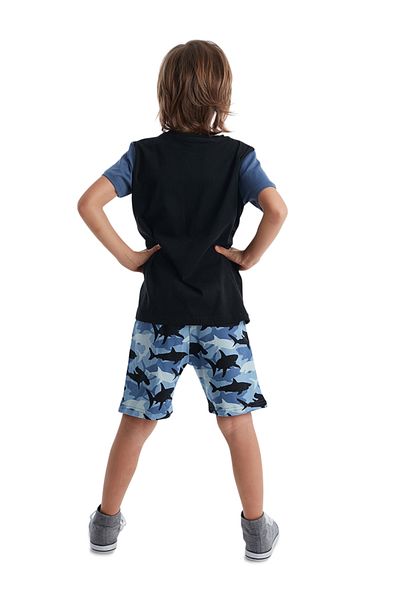 MSHB&G Shark Boy T-Shirt-Shorts-Set