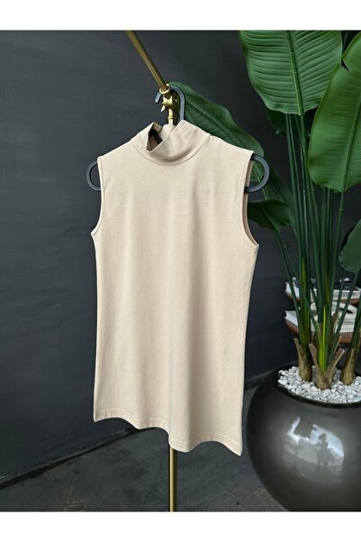 Mervellion Αμάνικο εσώρουχο ζιβάγκο Lycra - Μπεζ