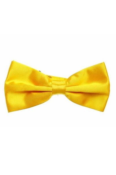 Mnk Satin Boy's Bow Tie Yellow