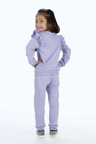 Mnk Baby&Kids Set de trening pentru cal și 2 fire pentru fete Mnk0427 Liliac
