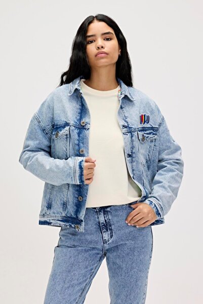 Bad Bear Adelina Ocean Blue - Women's Denim Jacket