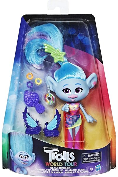 Trolls DreamWorks Glam Chenille Moda Bebek - 15 cm