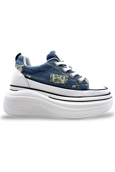 Guja 24K322 High Sole Blue Dámské sportovní boty-Modrá