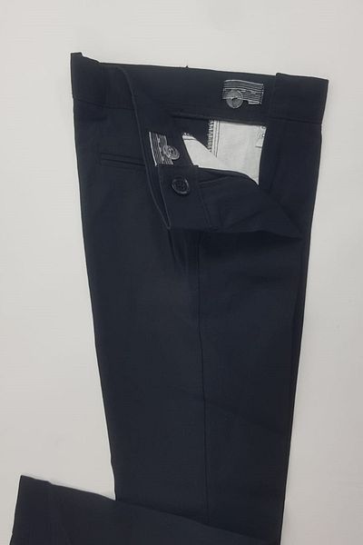 Mnk Gabardine Zipper Pocket Kids Trousers Navy Blue