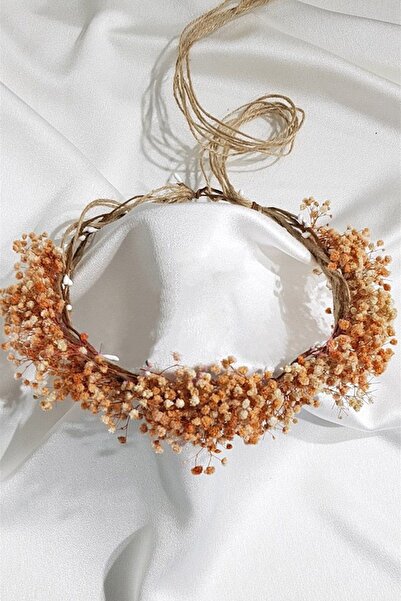 Limelia تاج الزهور الجافة مع رقائق البرتقال