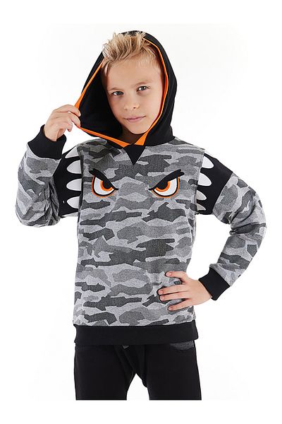 MSHB&G Sweatshirt mit Kapuze für Jungen in Camouflage