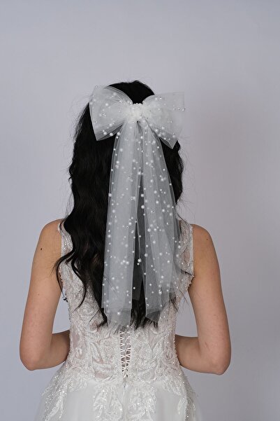 Limelia Arc de păr cu perle pentru mireasă - Accesoriu de păr cu design special