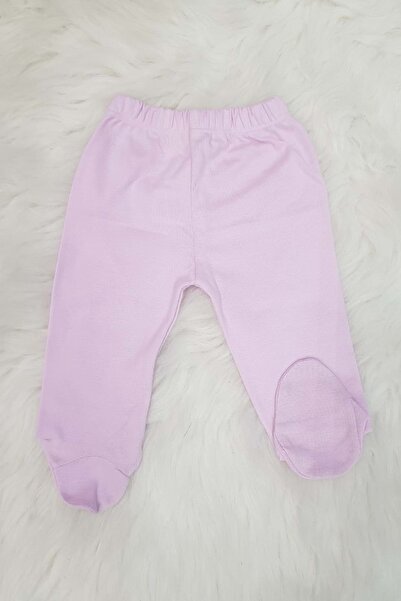 Mnk Baby&Kids Pembe Patikli Bebek Penye Pantolon PEMBE