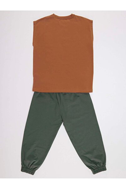 MSHB&G Tiger Boy T-shirt Capri Shorts Set