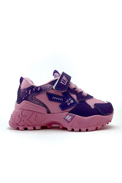 Mnk Snapback Lilac Pink Girls Sports Shoes Pink