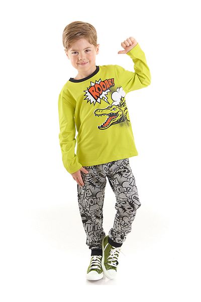 MSHB&G Roar Crocodile Boy's T-shirt Trousers Set