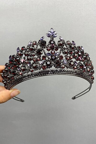 Limelia Μωβ Πεγάση Μοντέλο Νυφικό Στέμμα Χένας