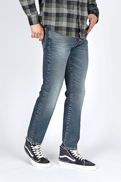 Lee Cooper Jagger Normal Bel Dar Kesim Düz Paça Mavi Erkek Jean Pantolon