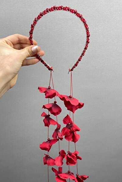 Limelia Κορώνα νυφικής χρυσούργιας με λουλούδια Μαρς