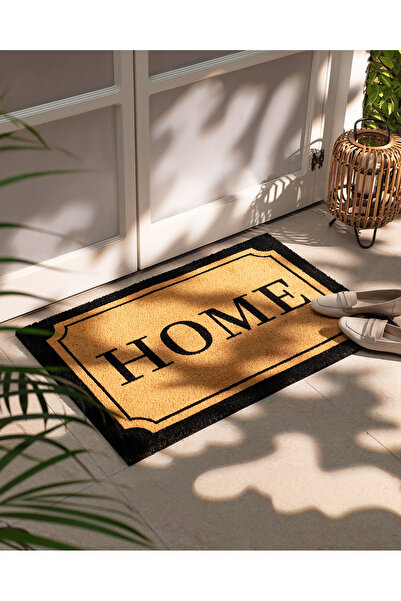 Madame Coco Mouffetard Kapı Önü Paspası - Naturel - 60x90 cm